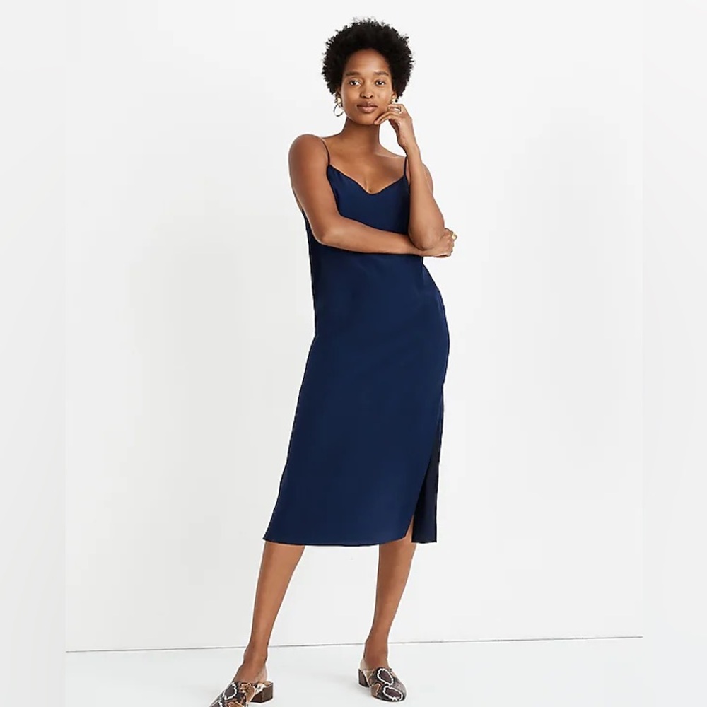 Madewell Eva Silk Slip Dress